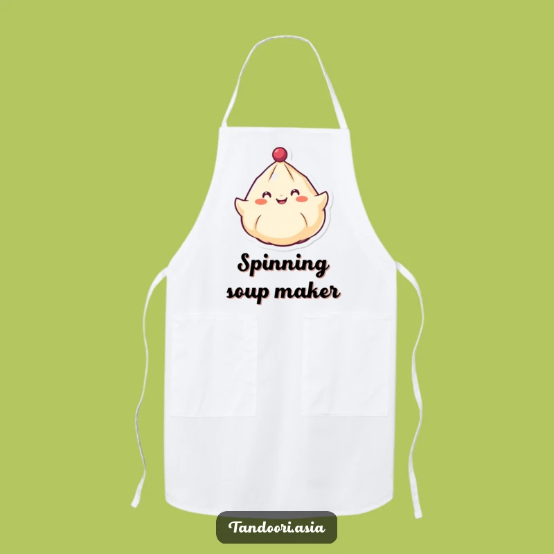 Funny Spinning Dumpling Apron: Cook with Joy, a Cheerful Spinning Dumpling