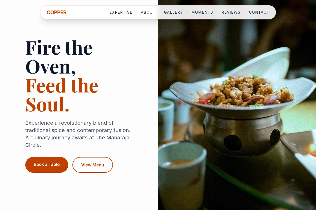Copper Asian Fusion Food