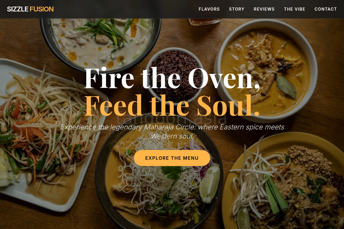 Sizzle Asian Fusion Food