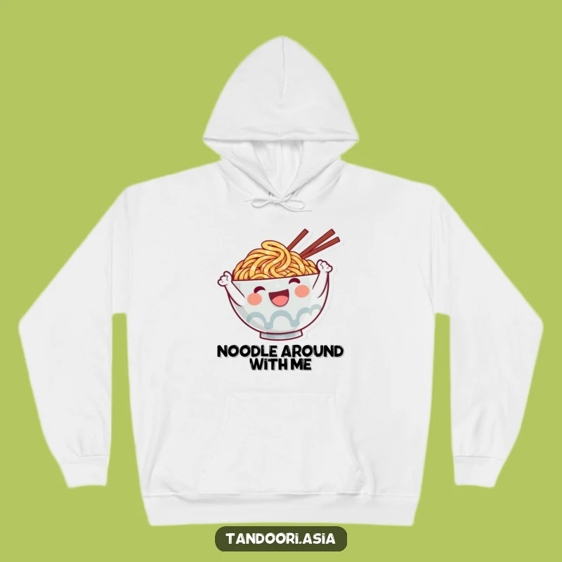 Funny Ramen Wave Hoodie: Cozy & Cute Noodle Character Sweatshirt Gift
