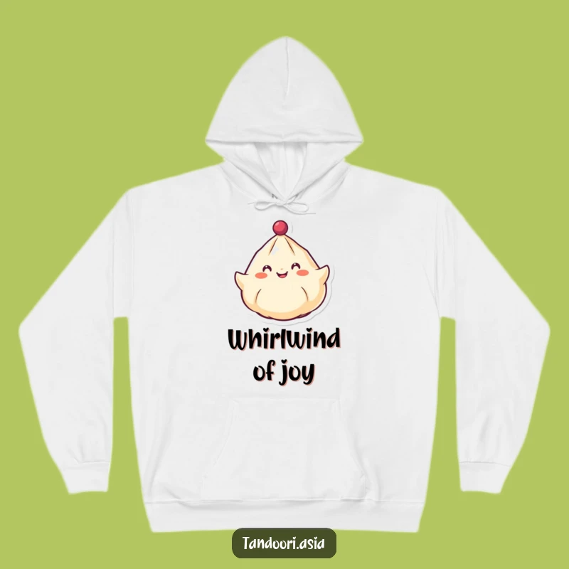 Funny Spinning Dumpling Hoodie: Cozy Up with a Cheerful Spinning Dumpling