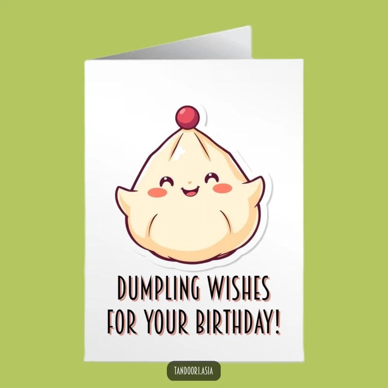 Free Printable Birthday Card: Spinning Dumpling for a Hilarious Downloadable Gift