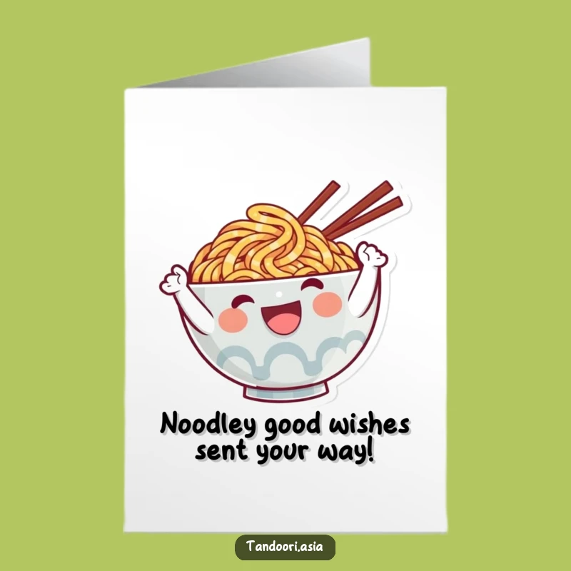 Free Printable Ramen Birthday Card: Funny Noodle Greeting for a Joyful Celebration