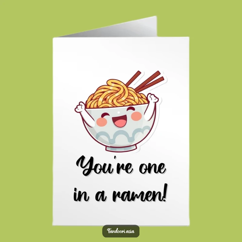 Free Printable Ramen Congrats Card: Hilarious Noodle Greeting for Big Achievements