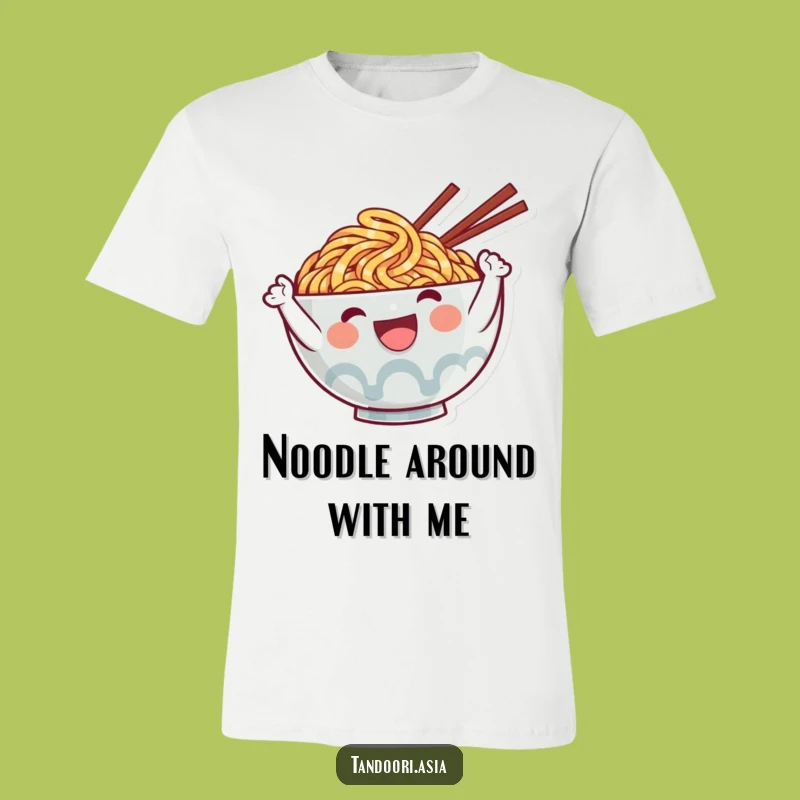 Funny Ramen Wave T-Shirt: Cute & Happy Noodle Tee Gift